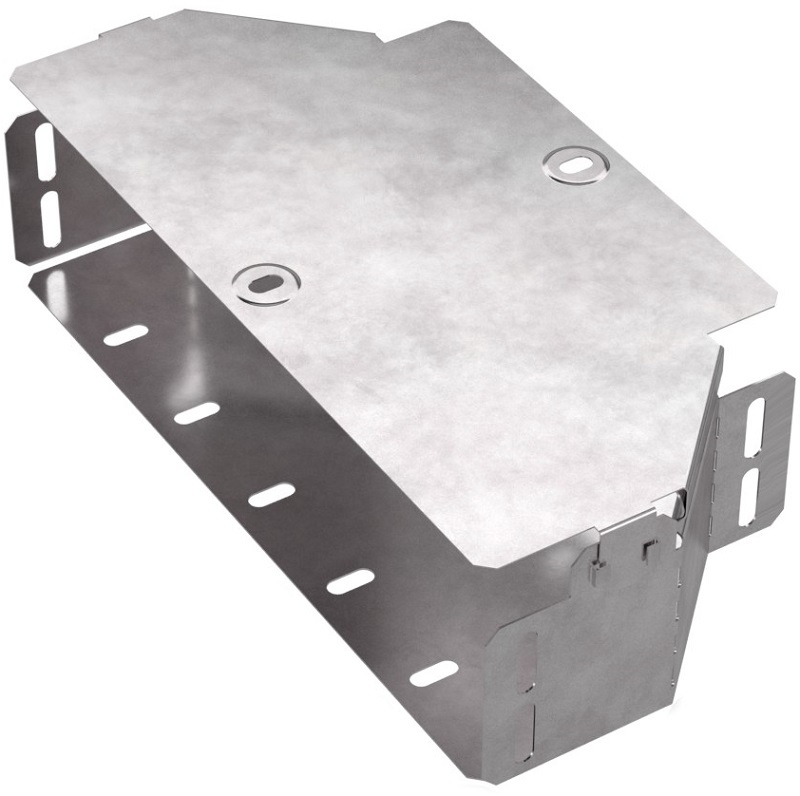 Переходник симметричный для лотка с крышкой Промрукав Стандарт 300х200х80 фото Переходник симметричный для лотка с крышкой Промрукав Стандарт 300х200х80 картинка